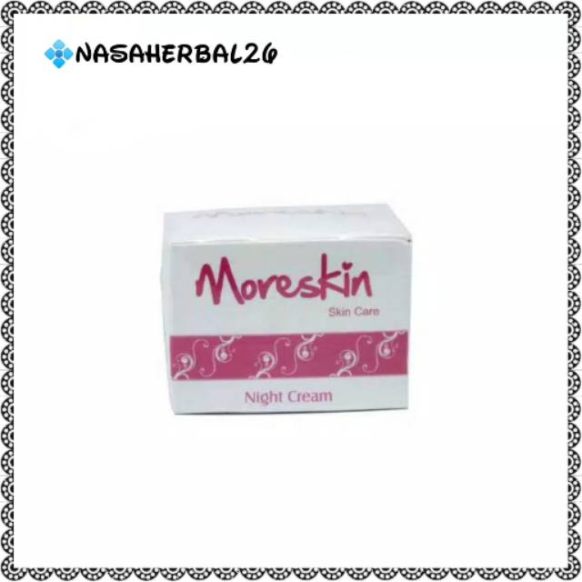 moreskin night cream/moreskin pink