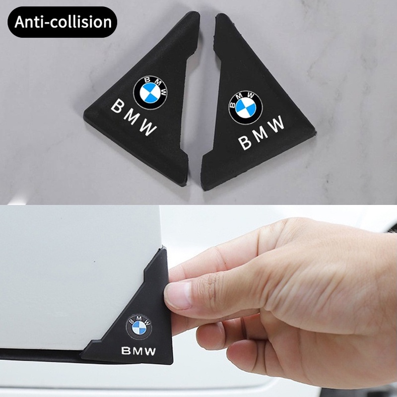 2 / 4Pcs Stiker Pelindung Sudut Pintu Mobil BMW E90 F10 F30 E39 E60 X1 E84 F48 F25 X3 E83 X5 F15 E36 E46 E30