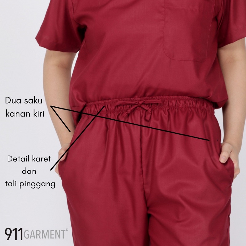 SET Scrub Dokter/Baju Jaga Dokter/ Baju OK/ Baju Perawat/ Baju Jaga bahan toyobo UNISEX