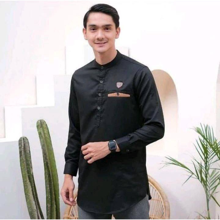 Baju Koko Kurta Dewasa Lengan Panjang Material Catton Adem Serap Keringat Couple Kurta Toyobo Ori