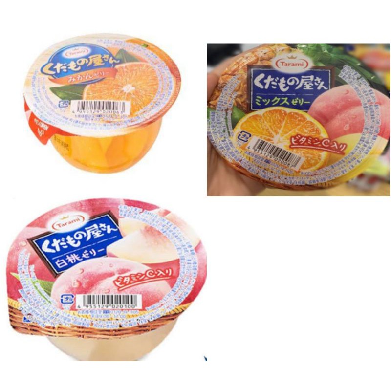 

Tarami Jelly Rasa Jeruk, Peach, dan Mix 160g / Makanan Jelly / Snack Makanan Ringan