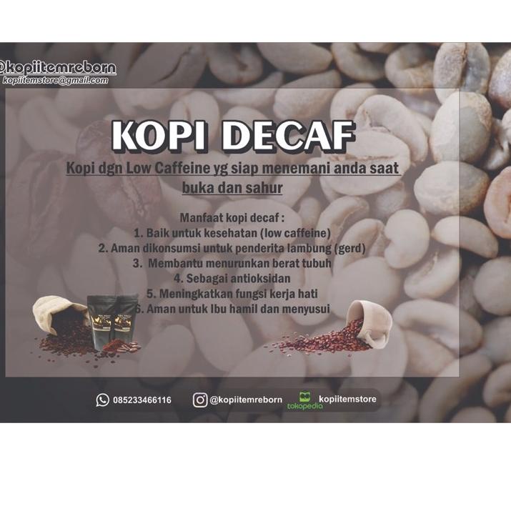 

→dz Stok Banyak❋→ KOPI DECAF 250 gram | DECAF COFFEE | LOW CAFFEIN →