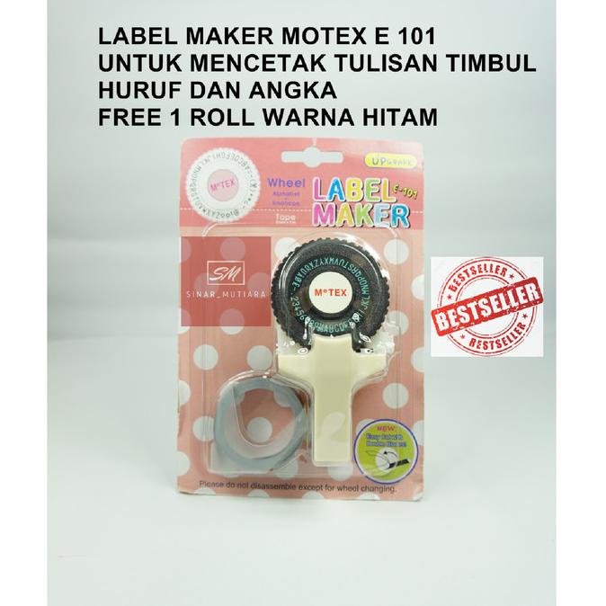 

MOTEX dymo embossing label maker