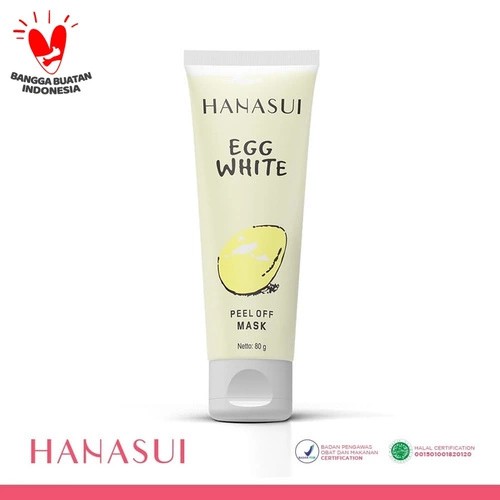 Hanasui Egg White Peel Off Mask BPOM / Hanasui Egg White