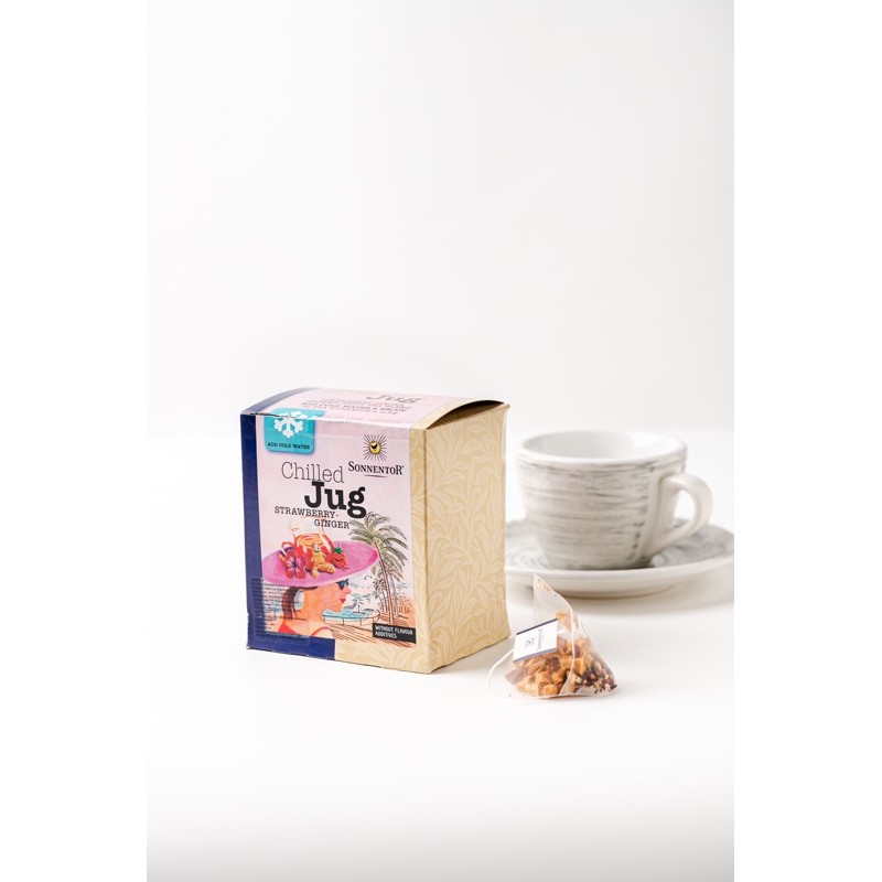 

Sonnentor Chill Jug Strawberry Ginger Tea