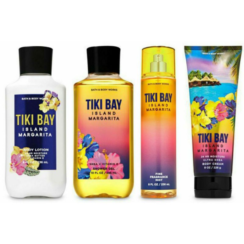 BBW Bath and Body Works TIKI BAY ISLAND MARGARITA collection