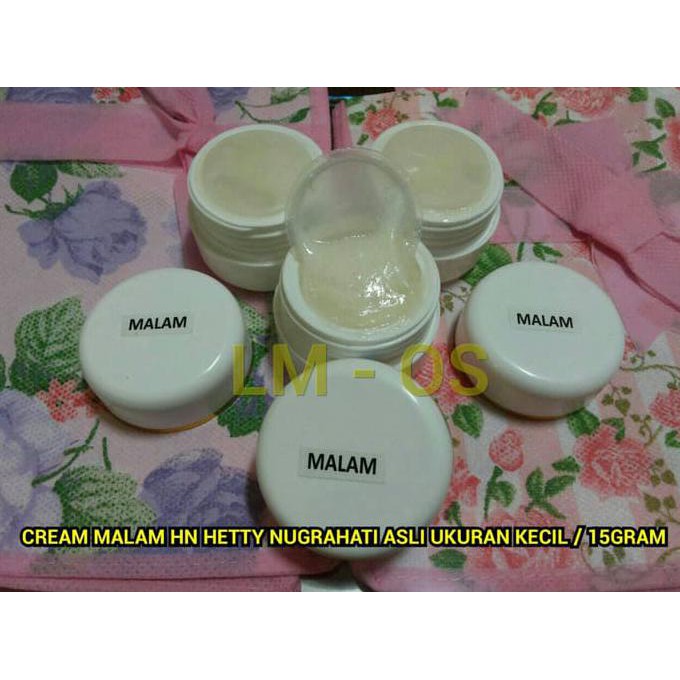 BEST SELLER- CREAM MALAM HN/ HN /HETTY NUGRAHATI ASLI/ 15GRAM