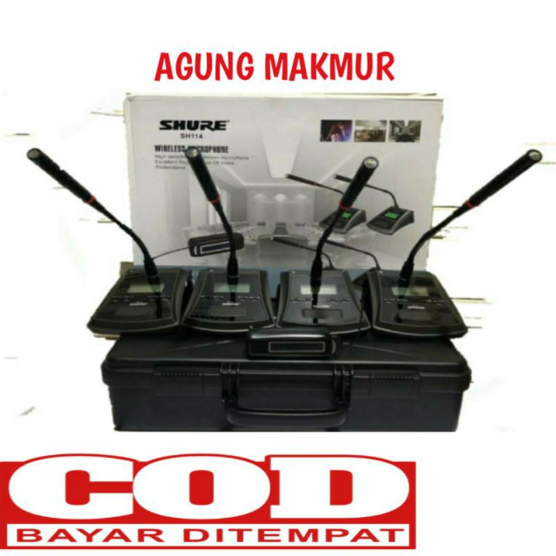 Mic Meja Wireless SHURE SH114