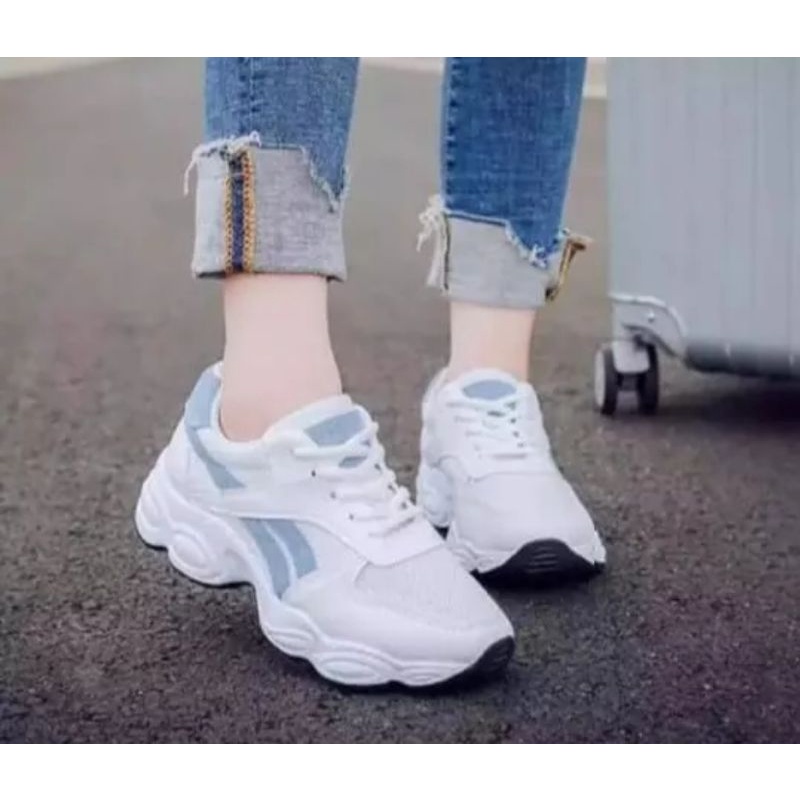 TmO - 8.8 Sale sepatu wanita sneakers fashion style korea S.kor/sepatu fashion tali kekinian termurah bisa cod size 37-40