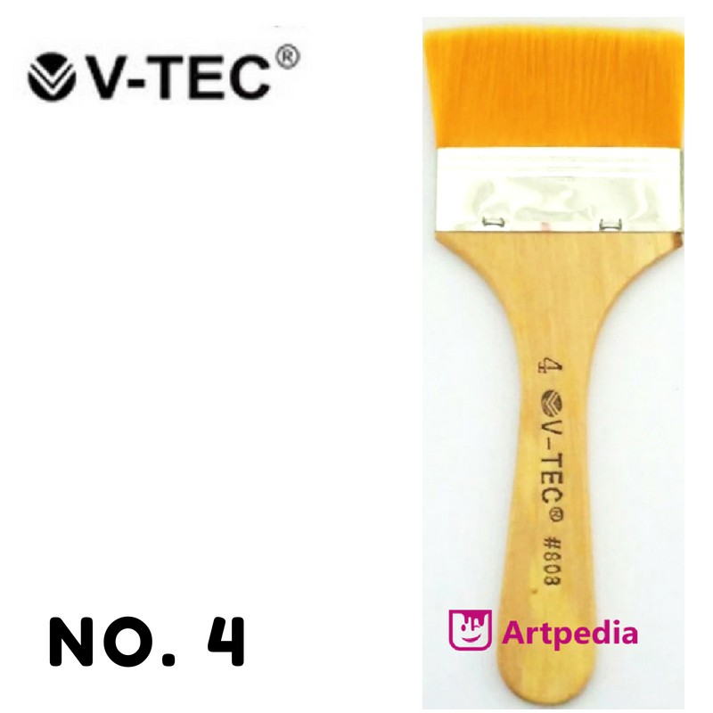 

Diskon !! V-Tec Kuas 808 No.4 /kuas lukis Vtec - Kuas Lukis Berkualitas -Kuas Vtec Terlaris termurah