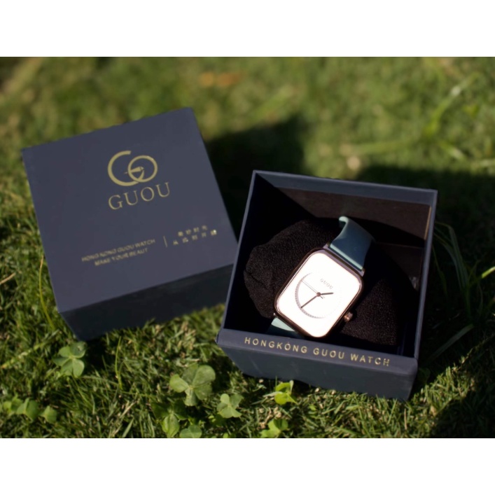 【Ready 】【100%ORI】 GUOU Waterproof Women's Watch Wanita Jelly menonton tali karet wanita menonton Korea menonton fashion【COD】