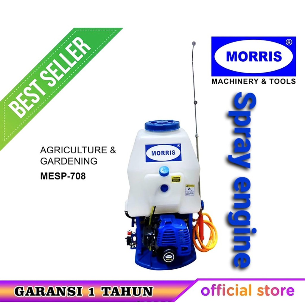 ENGINE SPRAYER MORRIS MESP-708, BERKUALITAS Semprot Tanaman Hama Pestisida