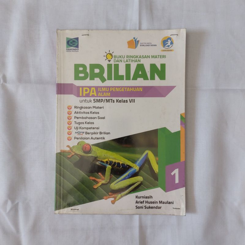

BRILIAN Buku Ringkasan Materi dan Latihan Ilmu Pengetahuan Alam (IPA) SMP Kelas VII / Kelas 7