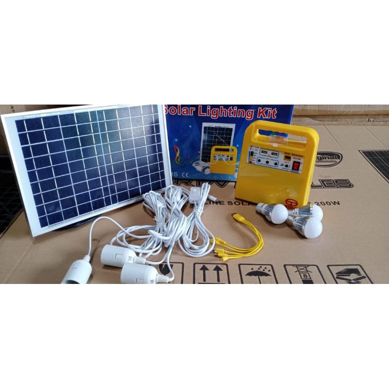 paket SHS solar lighting system 10w