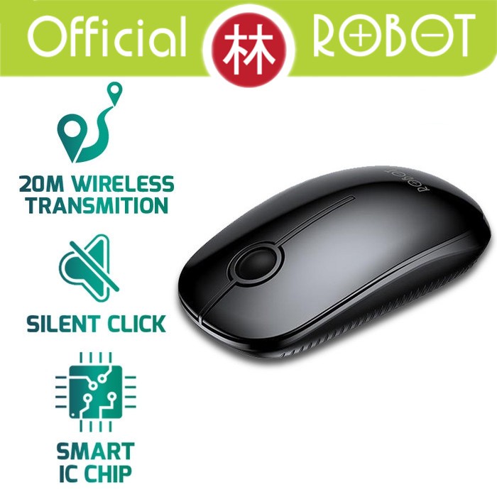 Robot M330 Wireless Mouse Silent Key Cherry Scroll Wheel