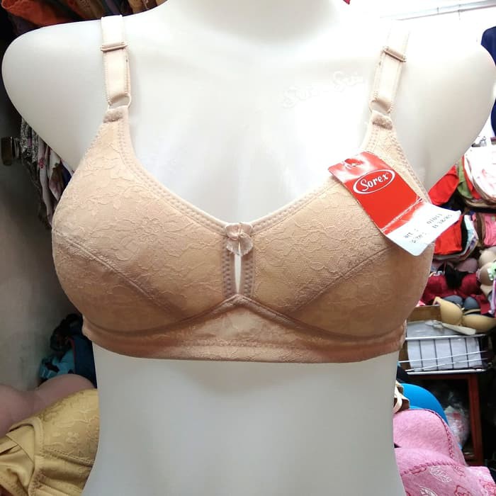 Bra Sorex Basic 01011 Bra Sport Tanpa Kawat dan Busa Tipis