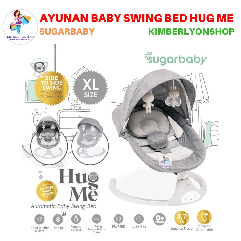 Ayunan Bayi Automatic Baby Swing Bed HUG ME Bouncer Bayi Sugar baby