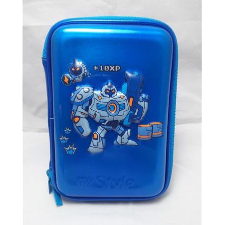 

MY Style TM 2273 Robot Hardtop Pencil Case (Metal Finish Material)