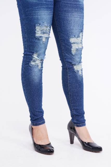 Celana jeans ripped wanita softjeans JSK jeans