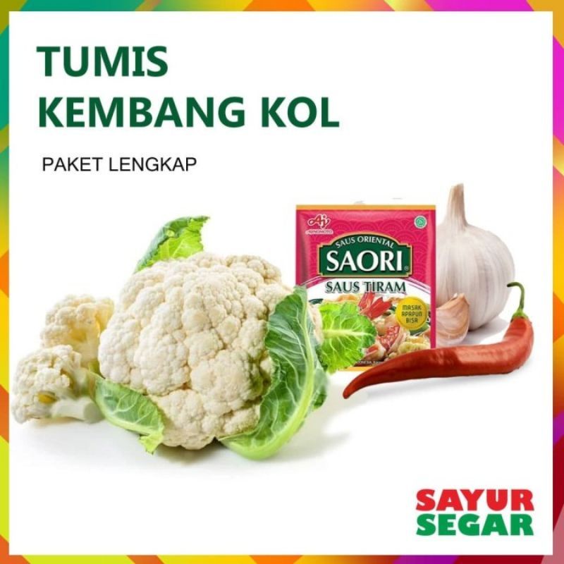 

paket tumis kembang kol lengkap siap masak banyak