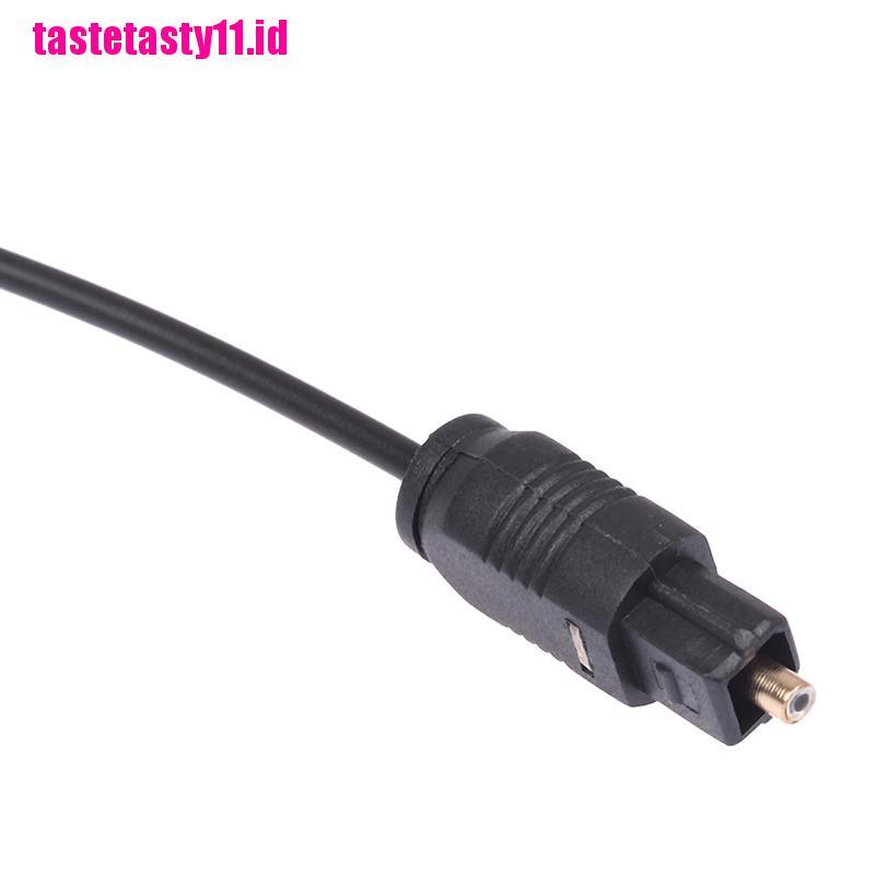 Toslink Male to Mini Plug 3.5mm Male Digital Optical SPDIF Audio Panjang 1.96Ft