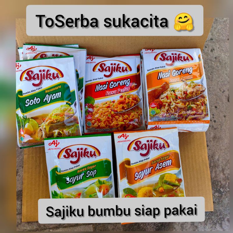 

Sajiku Bumbu siap pakai .. 1 renceng isi 10 sachet