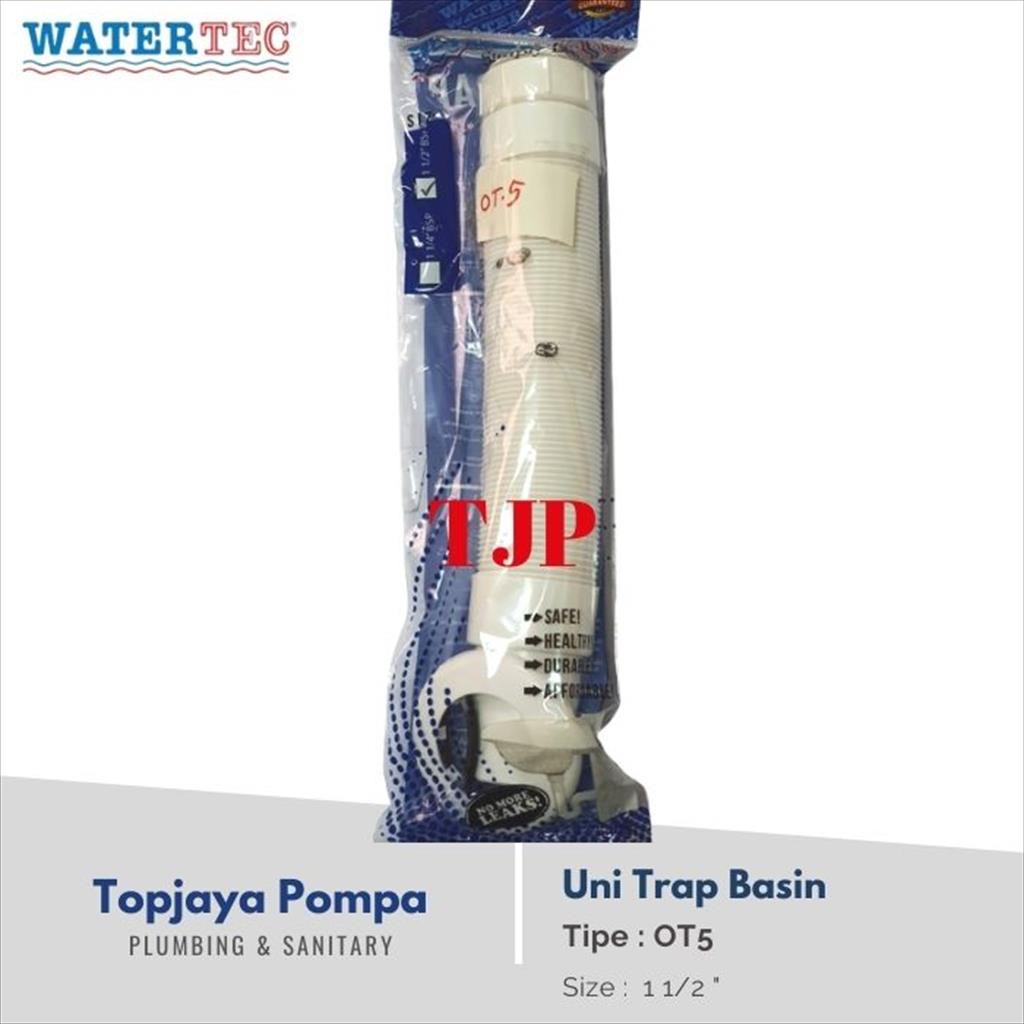 Uni Trap Basin / Selang Cuci  Piring WATERTEC 1 1/2&quot; OT5