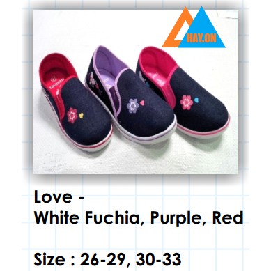 FLASH SALE - GALLETI LOVE 22-29 SEPATU SEKOLAH SLIP ON HITAM SEPATU ANAK PEREMPUAN CANTIK