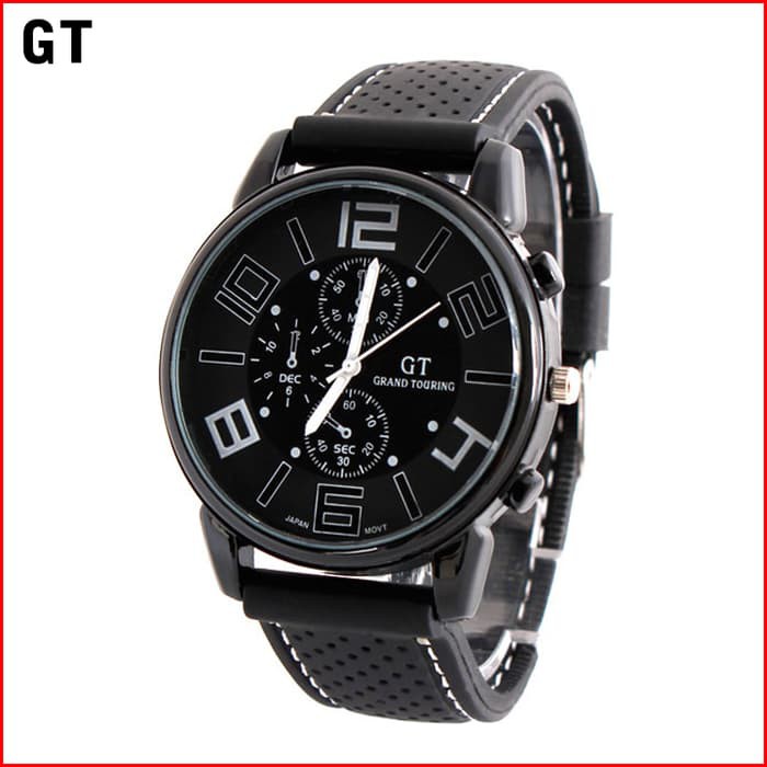 Jam Tangan Pria GT Grand Touring Anti Air Sport Watch - Hitam