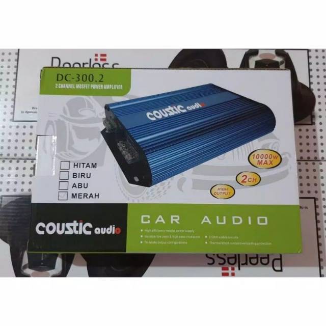 Power Audio Mobil 2 Chanel Coustic DC - 300 New Asli bukan KW