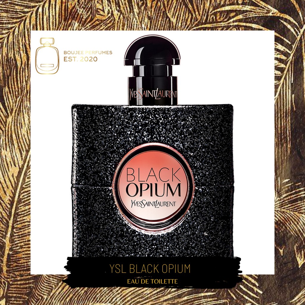 100 Original Yves Saint Laurent Black Opium Ysl 90ml Eau De Parfum Edp Box Segel Shopee Indonesia