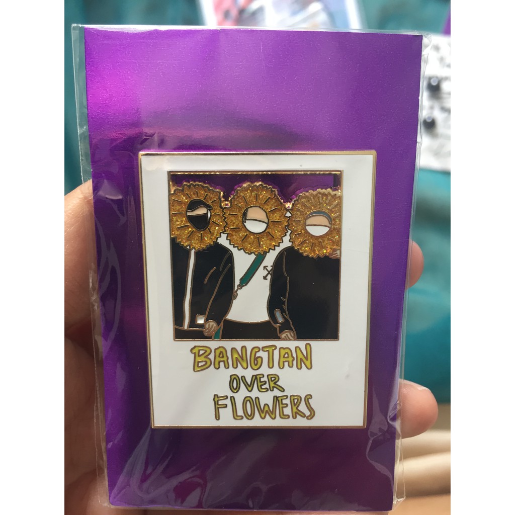 Enamel Pin BTS - Bangtan Flowers