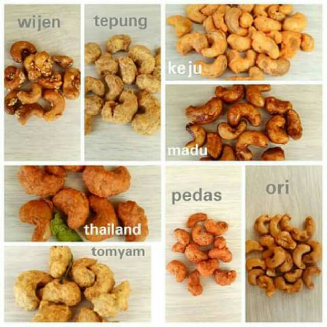 

Kacang Mede original dan all varian