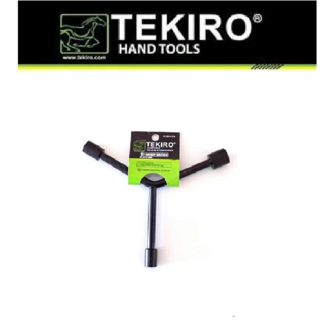 TEKIRO Kunci Y Sock Sok Y Pendek (10 11 13 mm ) (10 12 14 mm) (12 14 17 mm) / Kunci Shock Sock Y Hitam
