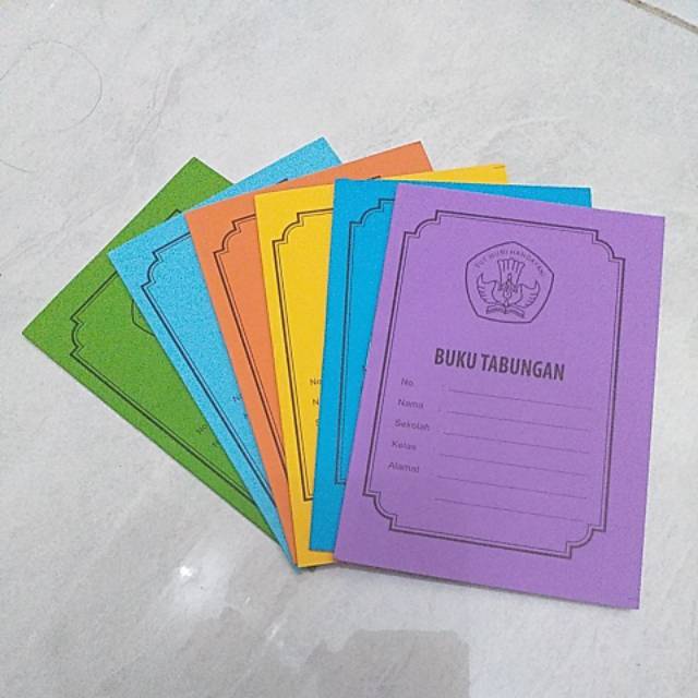 BUKU TABUNGAN KECIL MOTTO // BUKU TABUNGAN SEKOLAH