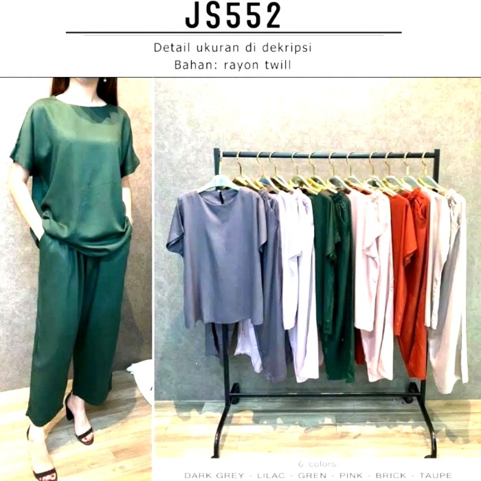 Set Rayon Wanita/ Baju Fashion Wanita/ Set Rayon Import/ Set Wanita