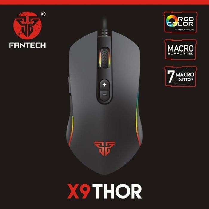 FANTECH X9 THOR MOUSE GAMING RGB CHROMA MACRO