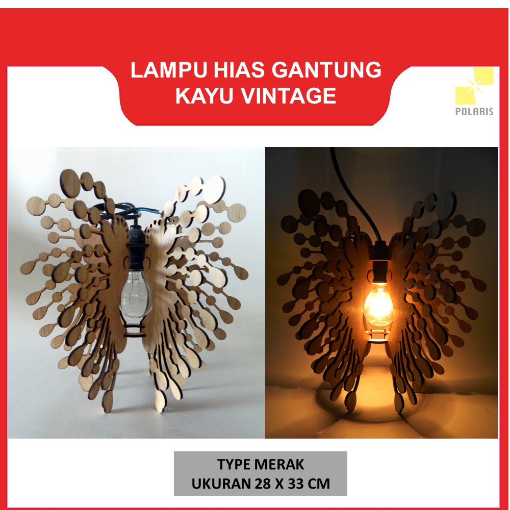 LAMPU HIAS GANTUNG RUANG TAMU KAMAR RUANG MAKAN VINTAGE UNIK MINIMALIS