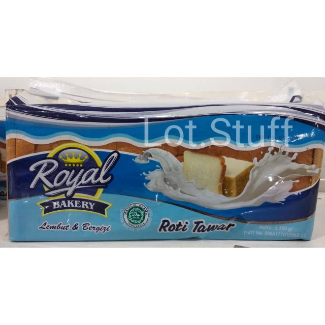 

Roti Tawar Kulit Royal Bakery Lembut & Bergizi Khas Pontianak 550gr