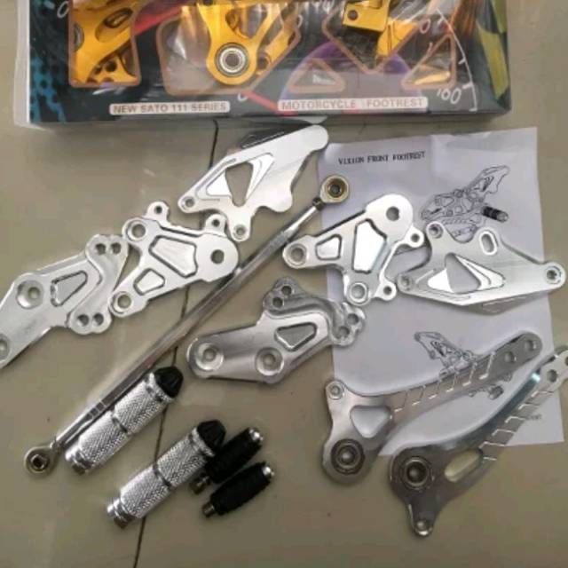 FOOTSTEP UNDERBONE NUI NINJA 250FI NINJA 250 KARBU GIGI CONGKEL NUI SATO