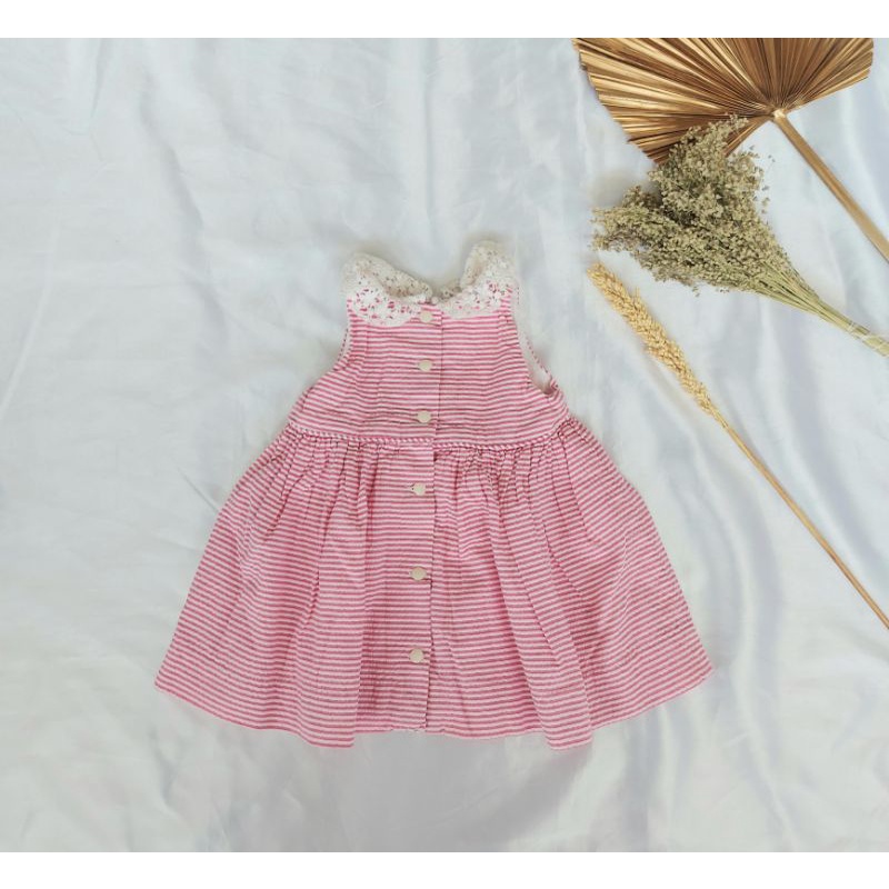 DRESS ANAK R*LPH LAUREN/POLO SLEEVE LESS