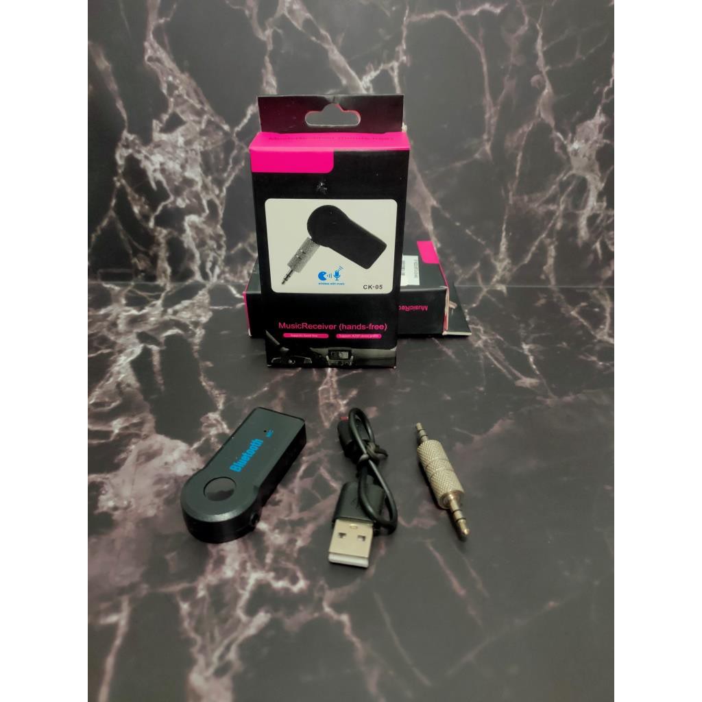 BLUETOOTH MUSIC RECEIVER CK - 05 ( PENGHUBUNG TAPE MOBIL DENGAN HANDPHONE VIA BLUETOOTH )