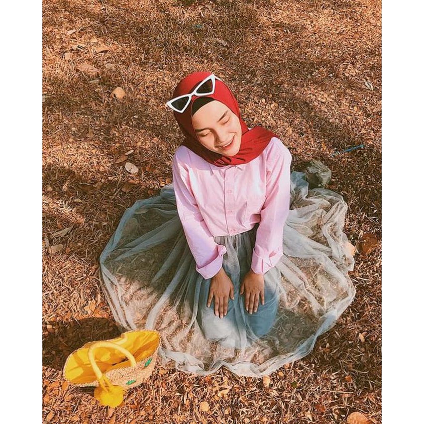 Ttop Terlaris Tutu Skirt Rok Panjang Wanita Cantik Fashion Bawahan - Hitam