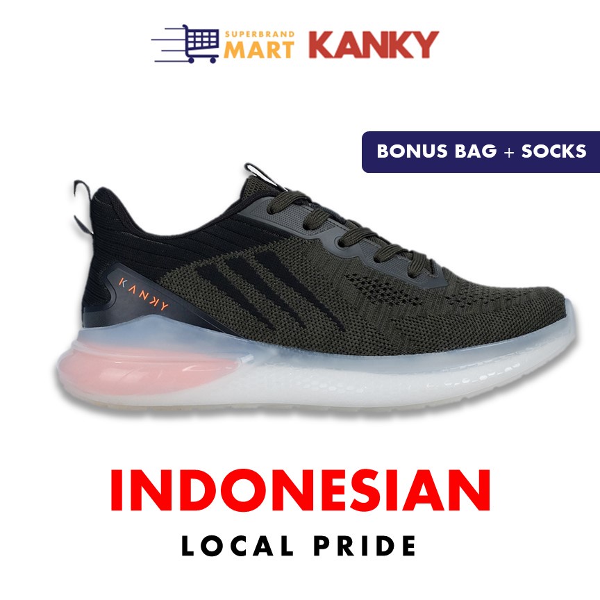 Sepatu Kanky Hiro Honjo Sneakers Casual Sport Running Sekolah Pria Dewasa Kanky Original