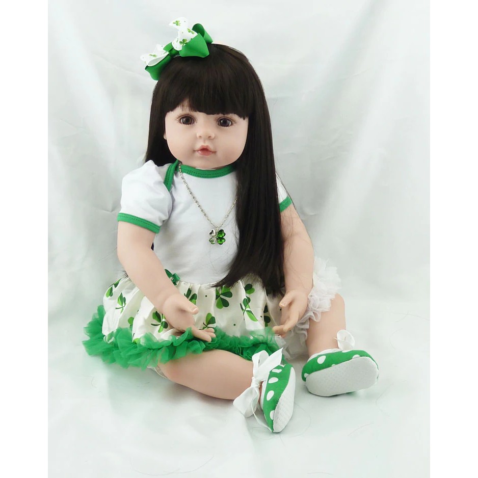 Boneka Barbie Muñecas renacidas de silicona renacidas de 60 CM de talla grande, muñecas renacidas