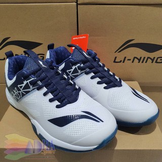  SEPATU  BADMINTON  LINING  CLOUD ACE VI GENERASI 6 WHITE 