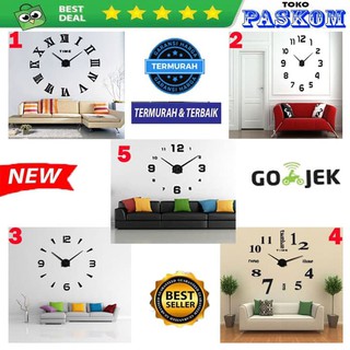 Jual JUAL MURAH Jam Dinding Besar Raksasa Giant Wall Clock 80 130cm