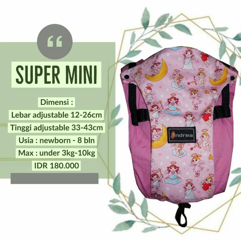 SSC Andrea , Gendongan Andrea , Gendongan Bayi, Gendongan SSC