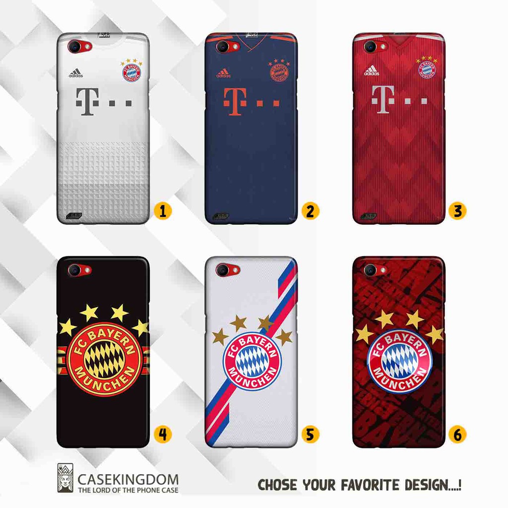 Premium Custom Case Oppo F7 Youth Bayern Munchen Casing Hardcase Full Print