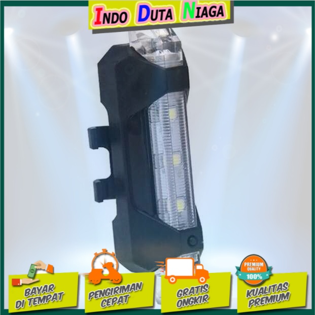 ROBESBON Lampu Belakang Sepeda USB Rechargeable Lamp - DC-918